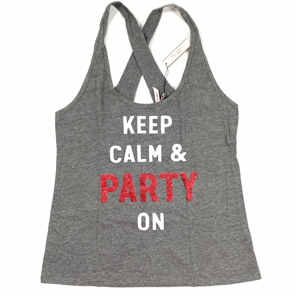 Victoria’s Secret Small Grey Keep Calm Shirt